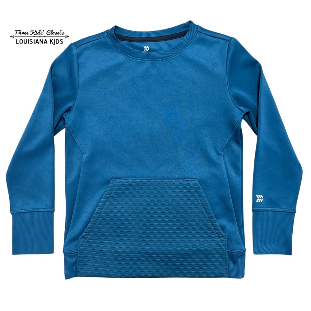 All in Motion XS (4/5) Blue Sweatshirt with Kangaroo Pocket